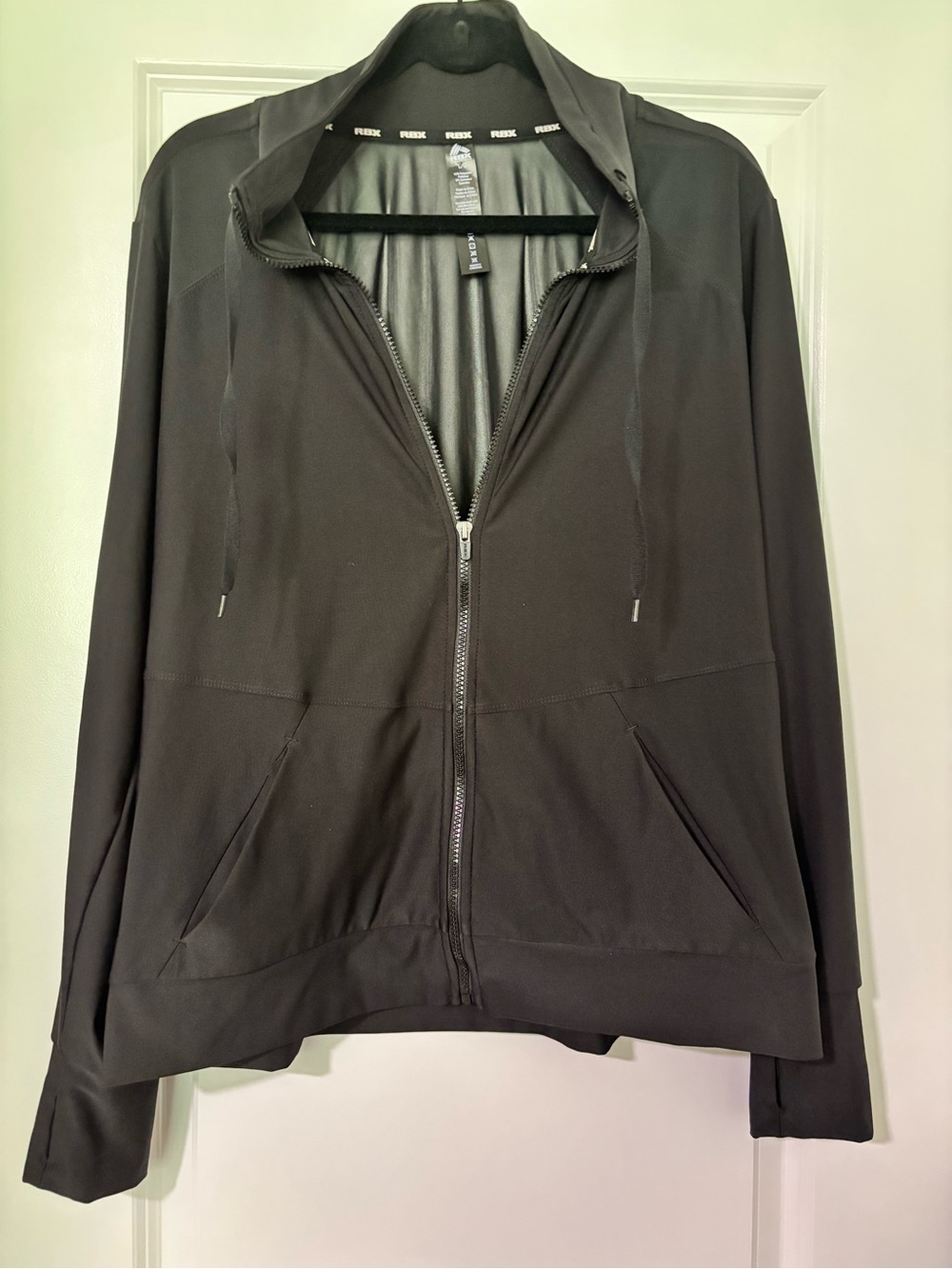RBX Black Full-Zip Utility Jacket